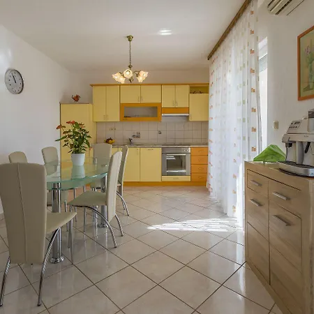 Appartamento Hundefreundliches Nur 470 Meter Zum Mit Babybett Und Meerblick Povile